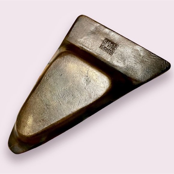 1960s MidCentury Modern DAYAGI Solid Brass Ash Trays (Set of 2) - Picture 3 of 4